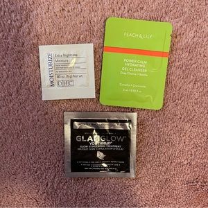 Free w/ purchase - DHC, Peach & Lily, Glamglow